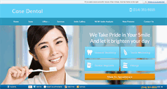 Desktop Screenshot of casedental.com